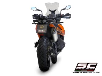 SC-Project X-Plorer II Titanium Slip-On Einddemper Euro5 Gekeurd KTM 890 ADVENTURE / A2 2021 - 2024