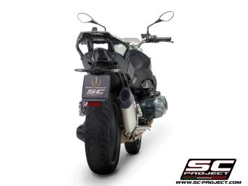 SC-Project X-Plorer II Titanium Slip-On Einddemper Euro4 Gekeurd BMW R 1200 R 2017 - 2018