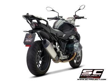 SC-Project X-Plorer II Titanium Slip-On Einddemper Euro4 Gekeurd BMW R 1200 R 2017 - 2018