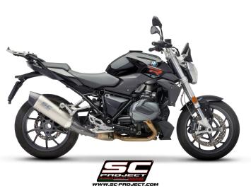 SC-Project X-Plorer II Titanium Slip-On Einddemper Euro4 Gekeurd BMW R 1200 R 2017 - 2018