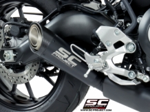 SC Project S1 RVS Matt Black Volledig 3-1 Uitlaatsysteem met Euro4 Keuring Yamaha XSR 900 2016 > 2020