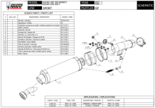 Mivv GP Carbon Slip-on Einddemper met E-keur Suzuki GSF 650 Bandit 2007 > 2015
