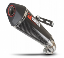 Scorpion Exhaust Serket Taper Carbon Slip-on Einddemper zonder E-keur Honda CB 1000 R  2008 > 2017