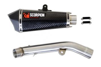 Scorpion Exhaust Serket Taper Carbon Slip-on Einddemper zonder E-keur Kawasaki Z 800 2013 - 2016
