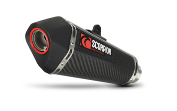 Scorpion Exhaust Serket Taper Carbon Slip-on zonder E-keur Suzuki GSXR 750 2011 - 2019
