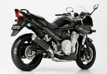 Shark DSX-5 Aluminium Black met RVS Endcap Einddemper met E-keur Suzuki GSX 1250 FA 2010 > 2016