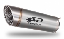 Spark Grid-O Universele Titanium Einddemper zonder E-keur met 60mm aansluiting