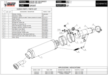 Mivv GP RVS Black Slip-on Einddemper met E-keur Suzuki GSX 650 F 2008 > 2015