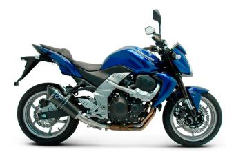 Termignoni Carbon Slip-on Einddemper met E-keur Kawasaki Z 750 2007 - 2011