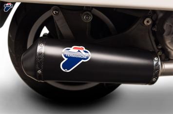 Termignoni Slip-On RVS Black EInddemper Zonder E-keur Piaggio Vespa GTS 250 / 300 2008 - 2020