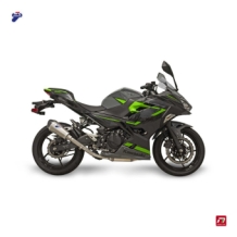 Termignoni Slip-On Titanium Zonder E-keur Kawasaki Z 400 Ninja 400 2018-2020