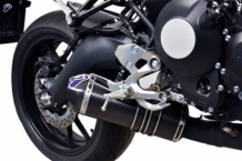 Termignoni Relevance Total Black Edition Compleet Uitlaatsysteem met E-keur Yamaha MT-09 2014 > 2020