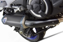 Termignoni Titanium Black Volledig Uitlaatsysteem zonder E-keur Yamaha T-max 560 2020 - 2021