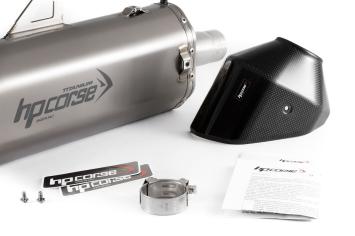 HP Corse SPS Carbon 350 Titanium Einddemper met E-keur Triumph Tiger 900 / Tiger 850 2020 - 2024