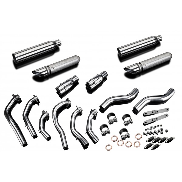 Delkevic volledig systeem Round RVS 410mm - F6C Valkyrie (GL1500C) (1996-2003)