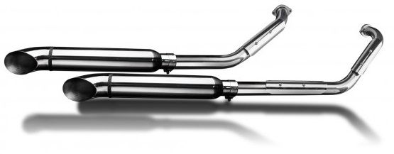 Delkevic uitlaat Suzuki VL800 Intruder 2001-2016 410mm Turn Out