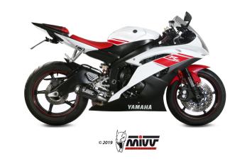 Mivv MK3 Carbon Einddemper met E-keur Yamaha YZF 600 R6 2006 > 2016