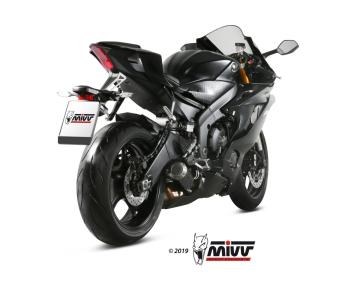 Mivv MK3 Carbon Einddemper met E-keur Yamaha YZF 600 R6 2017 > 2021