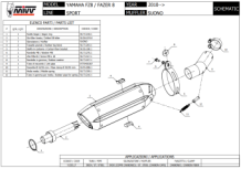 Mivv Suono RVS Black Slip-on Einddemper met E-keur Yamaha FZ8 - Fazer 2010 > 2016