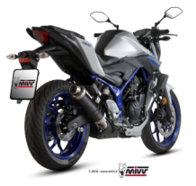 Mivv GP Carbon Slip-on Einddemper met E-keur Yamaha MT-03 2016 > 2024