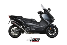 Mivv Oval RVS Black Volledig Uitlaatsysteem met E-keur Yamaha T-Max 560 2020 - 2021