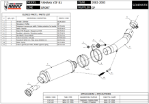 Mivv GP Carbon Slip-on Einddemper met E-keur Yamaha YZF 1000 R1 2002 > 2003